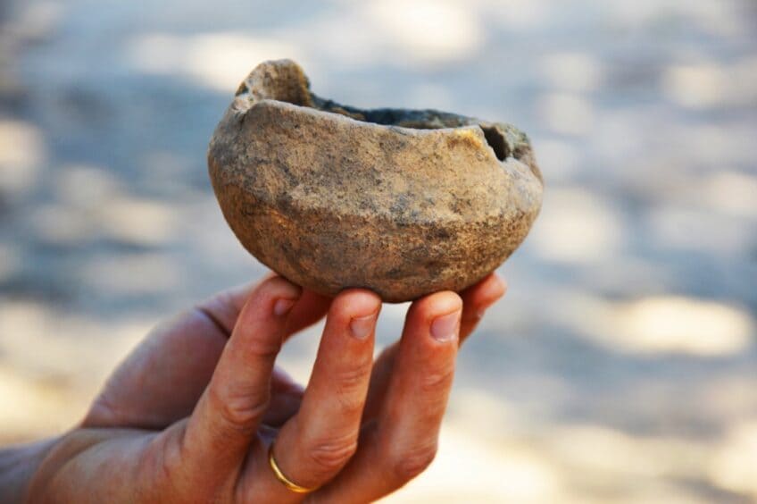 Artefacto encontrado no SACCA