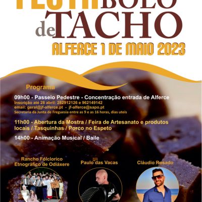 Cartaz Festa do Bolo de Tacho 2023