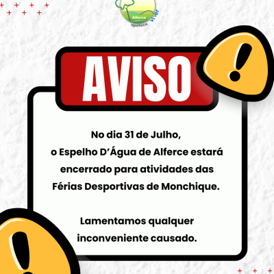 Aviso Espelho D'Água_PT