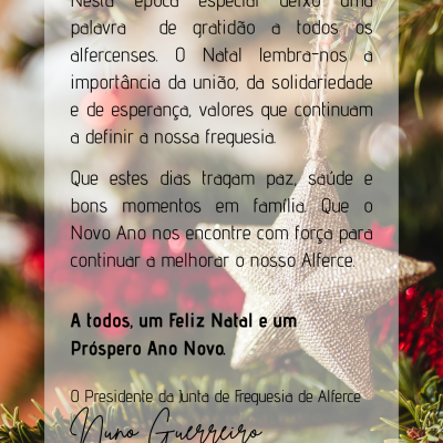 Mensagem Natal Presidente 2025